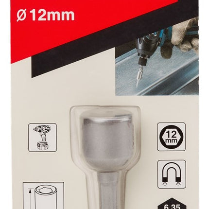 Makita Dopsleutel 12x50mm 1/4 magnetisch - B-38956
