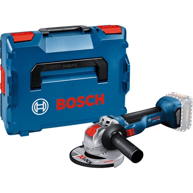 Bosch GWX 18V-10 Accu haakse slijpmachine C&G in L-Boxx - 06017B0101