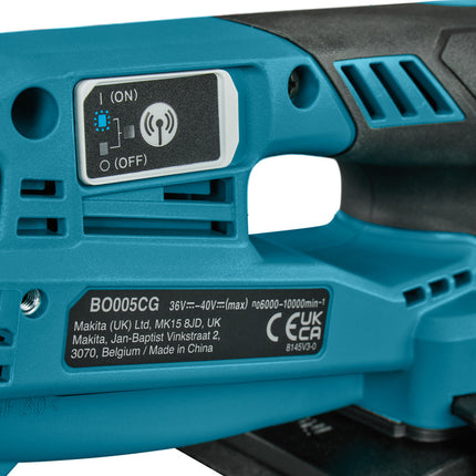 Makita BO005CGZJNL XGT 40V Max 80x133mm Handpalm Vlakschuurmachine