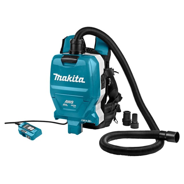 Makita DVC265ZXU 2x18 V Rugstofzuiger