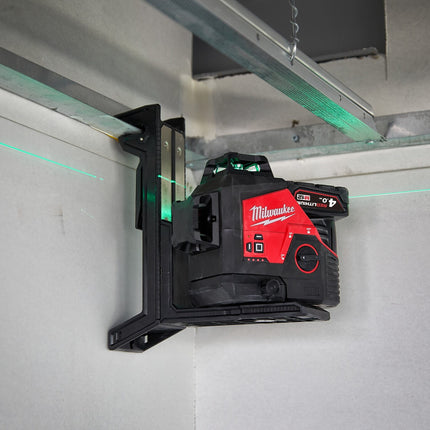 Milwaukee M12™ driedimensionale laser met 3 groene 360° laser cirkels - M12 3PL-0C