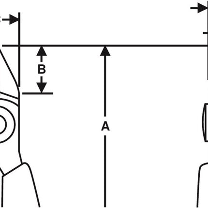 BAHCO Zijsnijtang Lindstrom - 8146