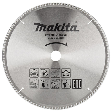 Makita Multizaagblad 305x30x2.8mm 120T 5G - D-65698