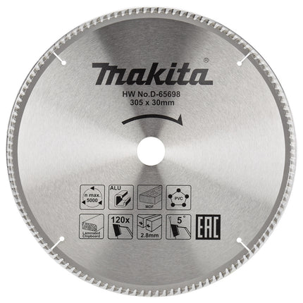 Makita Multizaagblad 305x30x2.8mm 120T 5G - D-65698