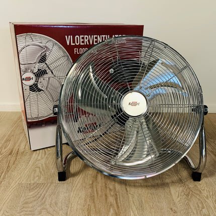 Kelfort Ventilator Verchroomd 80W - 40 cm