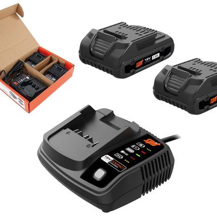 Spit Energy Pack 2ah 18v (2 Accu's & Compact Lader)