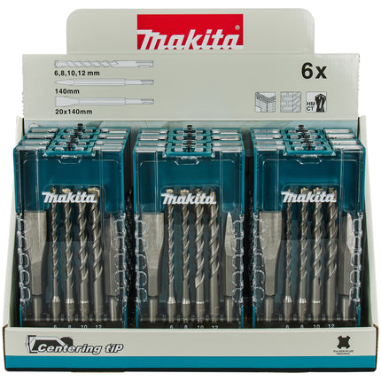 Makita B2S: SDS-Plus Betonboor-/Beitelset 6-Delig - E-15746-12