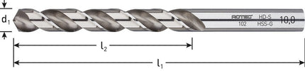 Rotec HSS-G Spiraalboor 18mm - 102.1800