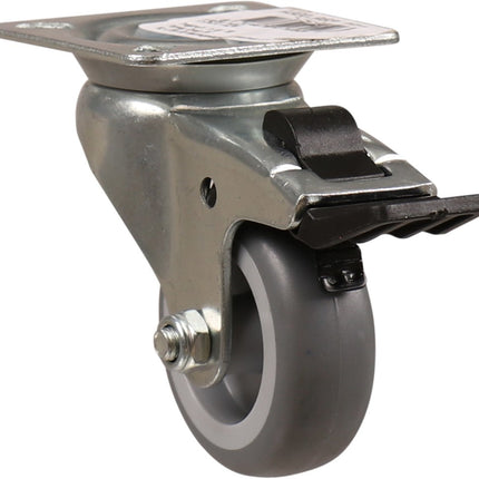 Kelfort Zwenkwiel M/Rem Rubber 50mm Bevestigingsplaat + Glijlager - 1521724