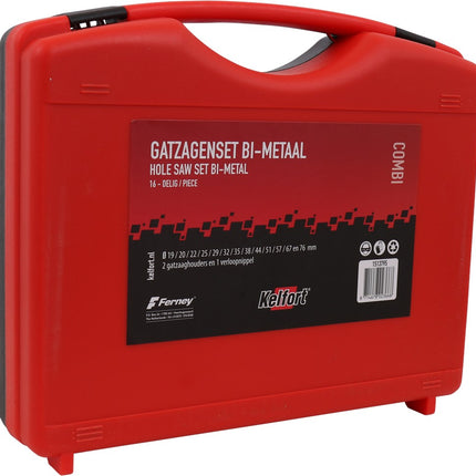 Kelfort Gatzaagset Bi-Metaal 16-delig - 1513795