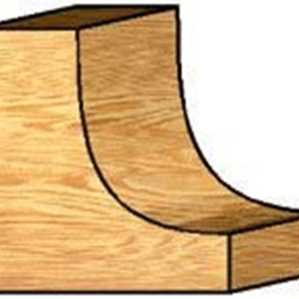 ENT Holprofielfrees HM R9.5 met lager Kolf 8mm - 7914674