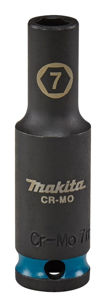 Makita Krachtdop Impact Black 3/8 7x82mm - E-16243