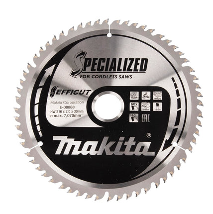 Makita Afkortzaagblad Hout 216X1.5X30 T60 - E-08888