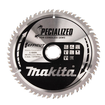Makita Afkortzaagblad Hout 216X1.5X30 T60 - E-08888