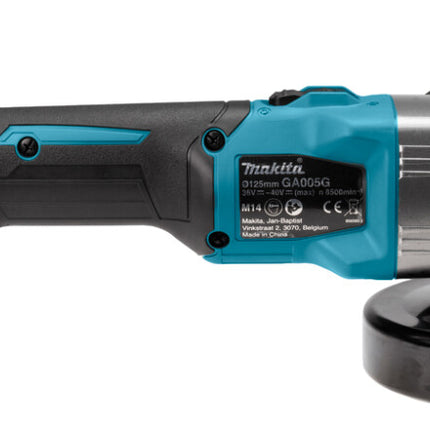 Makita GA005GU201 XGT 40V Max Haakse Slijper 125mm