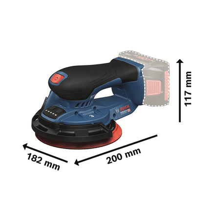 Bosch GEX 18V-150-3 Accu-Excenterschuurmachine Solo in Doos - 0601372904 (accu schuurmachine)