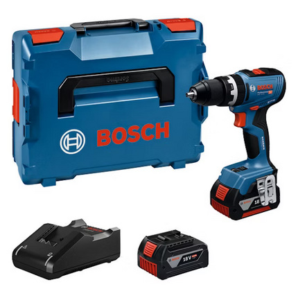 Bosch GSB 18V-65 2X 5,0 AH L-BOXX ACCUKLOPBOORSCHROEVENDRAAIER (accu klopboormachine)