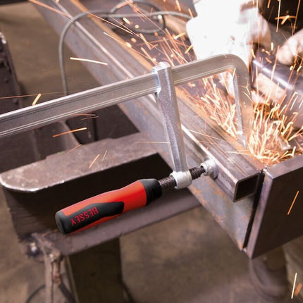 BESSEY STALEN LIJMTANG GZ-2K 400X120MM  MET 2 COMPONENTEN HANDGREEP