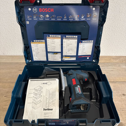 BOSCH GST18V-LI S LB Accu Decoupeerzaag C&G in L-Boxx - Tweede Kans