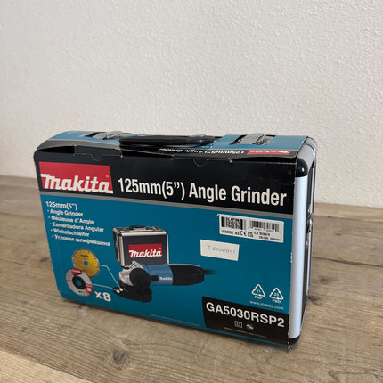 Makita GA5030RSP2 230V Haakse Slijper 125mm - Tweede Kans