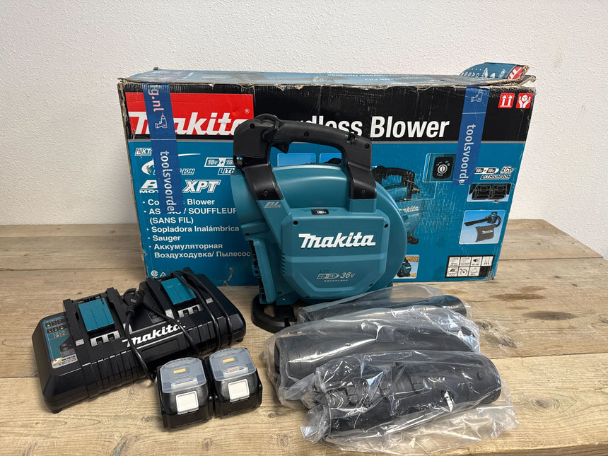 Makita DUB363ZV LXT 2x18V Bladblazer/-zuiger - Tweede Kans