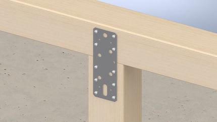 GB Koppelplaat 40x100x2mm SV/7x5 - 01422.0100