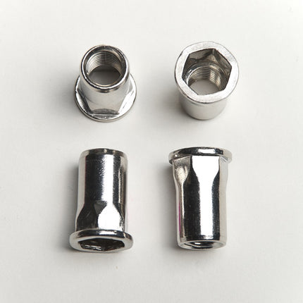 Masterfix BLINDKLINKMOER M8 05-3,0MM RVS A2       CILINDERKOP OPEN MODEL