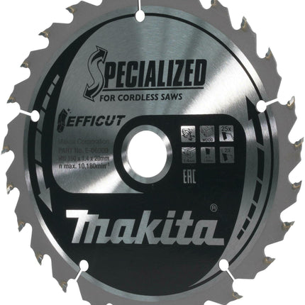 Makita Cirkelzaagblad Hout 150x20x1,4mm 25T 23G - E-06909