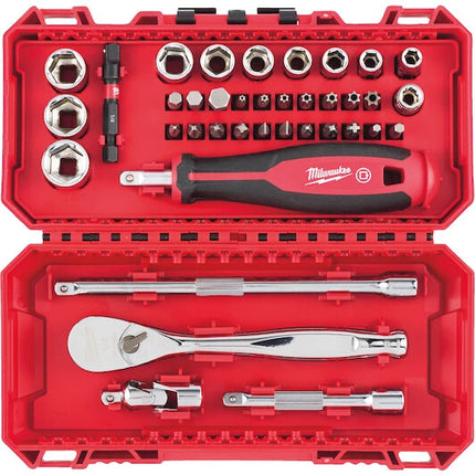 Milwaukee 38-delige Dopsleutelset 1/4