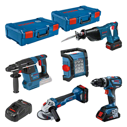 Bosch Combiset 18V Machines 5-delig in L-Boxx - 0615990M2X (Bosch gereedschapset)