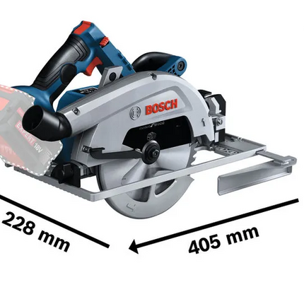 Bosch GKS18V-68G Accu Cirkelzaag in L-Boxx - 06016C9100