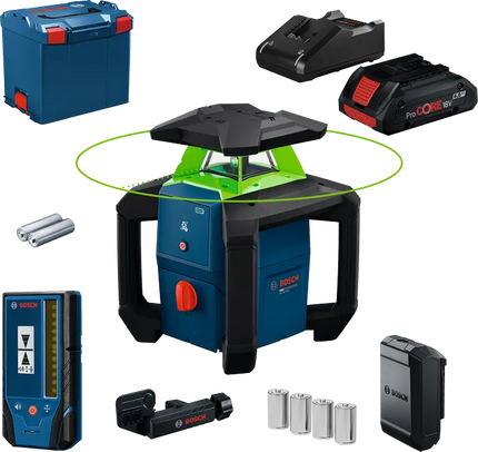 Bosch GRL18V-3-31G Rotatielaser 1x4Ah met Houder in L-Boxx 374 - 0601061G00