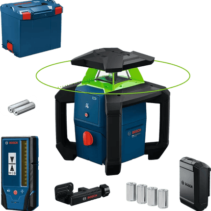 Bosch GRL18V-3-31G Rotatielaser 2xAA en Houder in L-Boxx 374 - 0601061G01