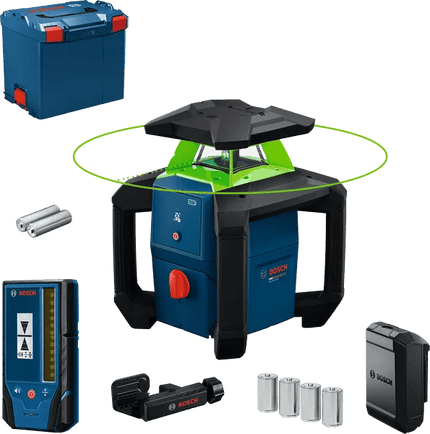 Bosch GRL18V-3-31G Rotatielaser 2xAA en Houder in L-Boxx 374 - 0601061G01