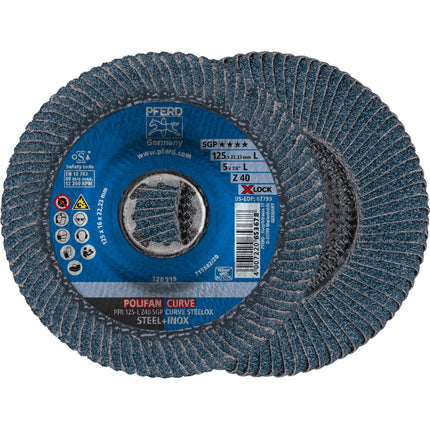 Afbeelding PFERD TOOLS lamellenschijf, curve PFR SGP CURVE STEELOX