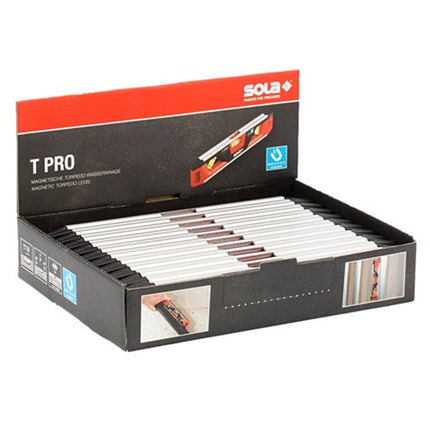 Afbeelding SOLA waterpas alu-kunststof magn. display 10 stuks T-PRO