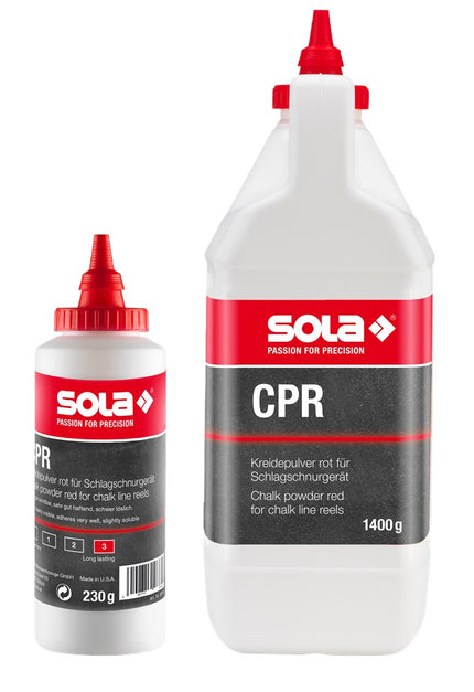 Slaglijnpoeder rood CPR