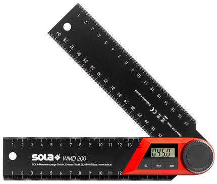 Afbeelding SOLA digitale hoekmeter WMD 200