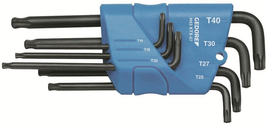 GEDORE STIFTSLEUTELSET 7-DLG TX T10-T40 - H 43 KTX-07