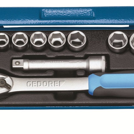 GEDORE DOPPENSET 1/2" 13DLG 19KMU-20