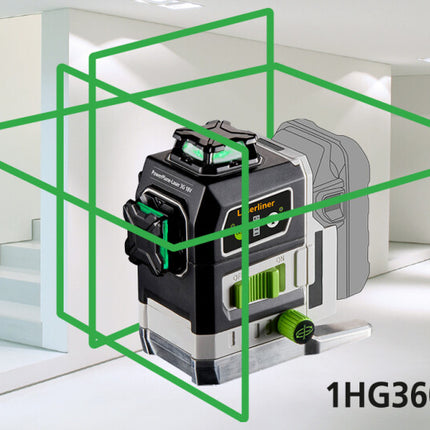 Laserliner Powerplane 3G 18V Set met Variostand Statief  - 036.380