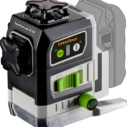 Laserliner Powerplane 3G 18V Set met Variostand Statief  - 036.380