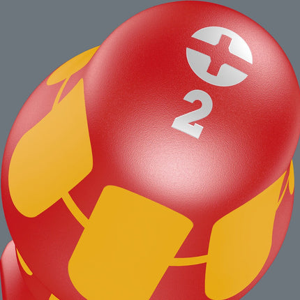 <b>Handgreepcodering</b><br/>Alle Kraftform schroevendraaiers hebben een wegrolbescherming aan het einde van de greep. De zeskant vorm voorkomt ongewenst wegrollen van de schroevendraaier.