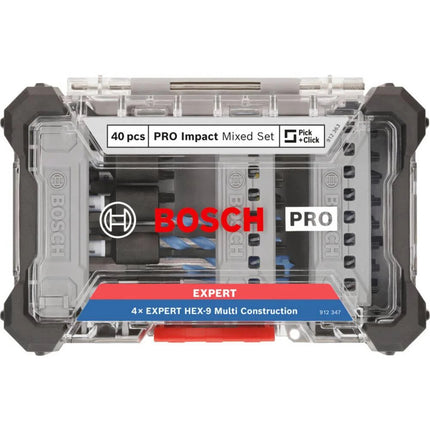Bosch PRO IMPACT bits + MC boren 40-delig in Display - 2608521U85