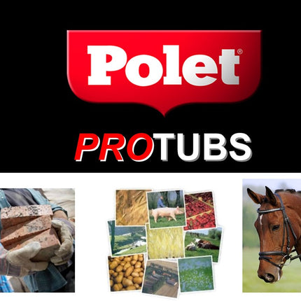 Polet RUBI VERSTERKTE KUNSTSTOF KUIP NO.1 25L