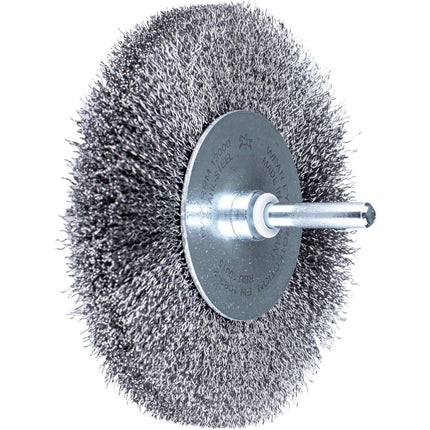 Afbeelding PFERD TOOLS ronde borstels ongetordeerd op stift RBU 10015/6 ST 0,20