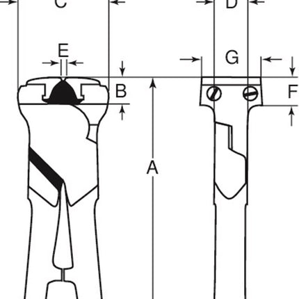 BAHCO KOPKNIPTANG 230MM