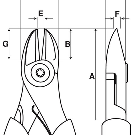 BAHCO ZIJSNIJTANG ERGO 180MM