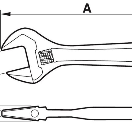 BAHCO MOERSLEUTEL ALBR 18