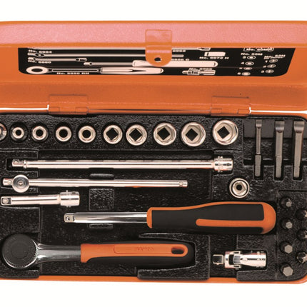 Afbeelding BAHCO dopsleutelset 1/4" 6715GE
